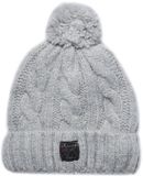 Superdry Tweed Cable Muts Grijs Dames