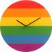 Technoline WT 4030 - Wandklok - Analoog - Quartz - Rond - Glas - Multikleur