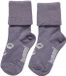Hummel Baby sokken, wolmix, maat 24-27, grijze rand, effen, unisex