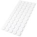 Adsamm® 50 x zelfklevende viltglijders Wit ø 16 mm Rond 3,5 mm dik