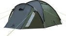 Peme Climate 3 Koepeltent Tent voor 3 personen, grote vestibule, Zwart en groen, muskietennet, waterdicht, snelle opbouw, ademend materiaal