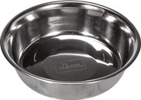 HUNTER Roestvrijstalen reservebak voor melamine kom, drinkbak, voederbak voor honden en katten, 350 ml, zilver