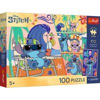 Trefl Puzzel Stitch stranddag 100 stuks
