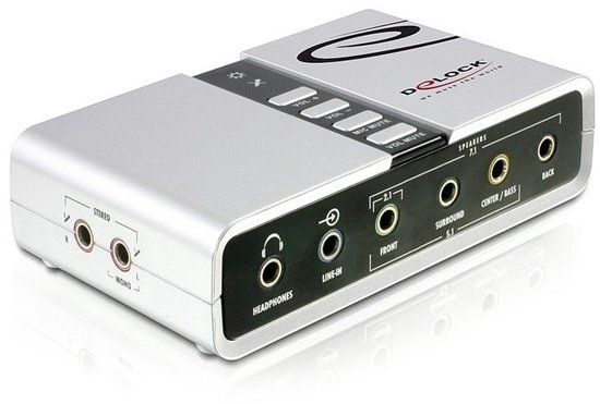 Delock USB 2.0 Soundbox 7.1 Adapter - 61803