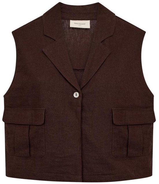 Freequent gilet FQlava 208323 maat XL bruin