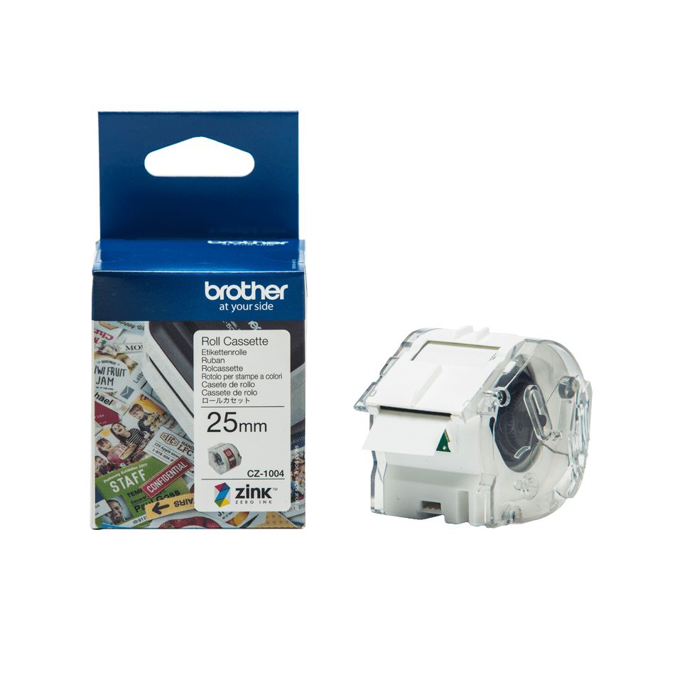 Brother CZ-1004 Printer Labels - White
