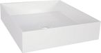 Differnz Jura Lavabo Carré 42x42x10cm Plastique Brillant Blanc