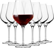 KROSNO GLASS KROSNO Grote Bourgogne Rode Wijnglazen | Set van 6 - 860 ML | Splendour Collectie | Loodvrij kristalglas | Vaatwasser Veilig