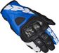 Spidi Carbo Short, gants, couleur: Bleu/Blanc/Noir, taille: XL