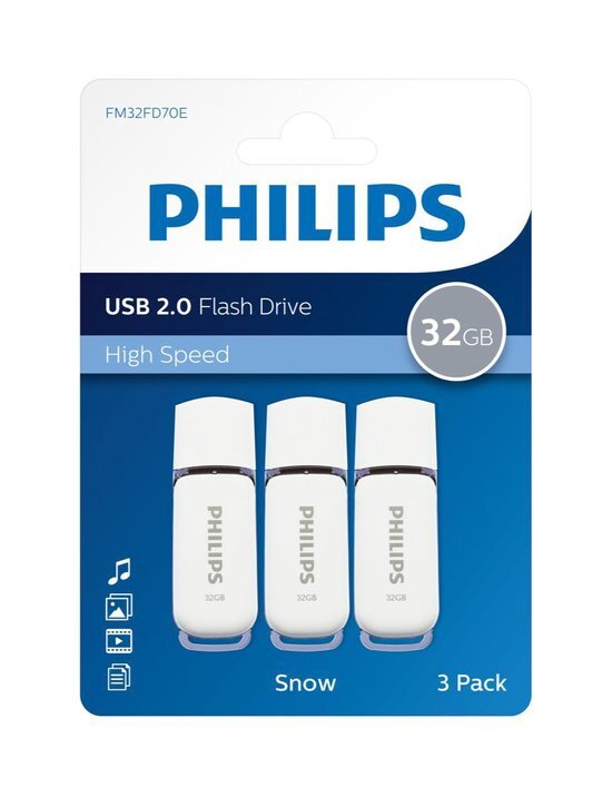 Philips USB flash drive Snow Edition 32GB, USB2.0, 3-pack