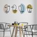 Stijlvol decoratief metalen wandaccessoire, 159 x 58 cm, duurzaam 1,20 mm metaal en 3 mm hout, perfect voor moderne woondecoratie en kantoorruimtes