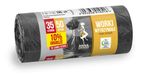 ANNA ZARADNA 10% dikke vuilniszakken, scheurvast, duurzaam, 35 liter, 50 stuks, 1 rol, zwart