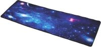 IsoTrade Gaming Muismat XXL - Onderlegger - Anti Slip - Desktop Mat - Blauw Sterren - 88x30 CM