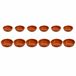 Excellent Houseware Murcia Set tapas schaaltjes - 12x - 12 en 18 cm - terracotta - met handvaten