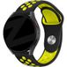 Bandz Amazfit Bip 5 sport band 'Deluxe' (zwart/geel)