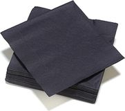 LE NAPPAGE ARTS DE LA TABLE 40 servetten van watten, 40 x 40 cm, 3-laags, zwart, FSC
