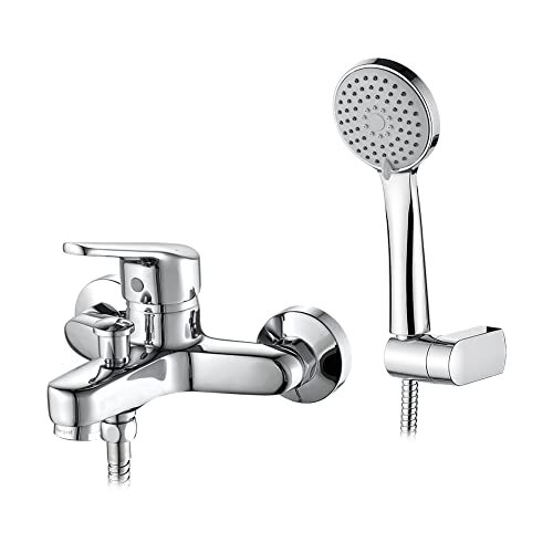 Ibergrif Rome - tap for bathtub, bathroom-shower mixer single for wall installation, chrome