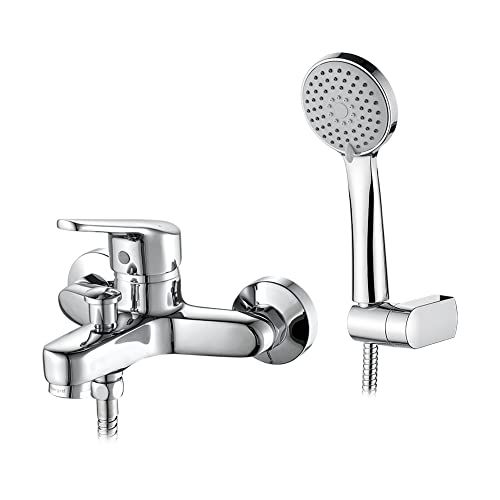 Ibergrif Rome - Bathtub/Shower Mixer - Wall Mount - Chrome - 8436560660613