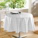 Lady Flamingo Nappe rectangulaire 140 x 240 cm PVC Blanc