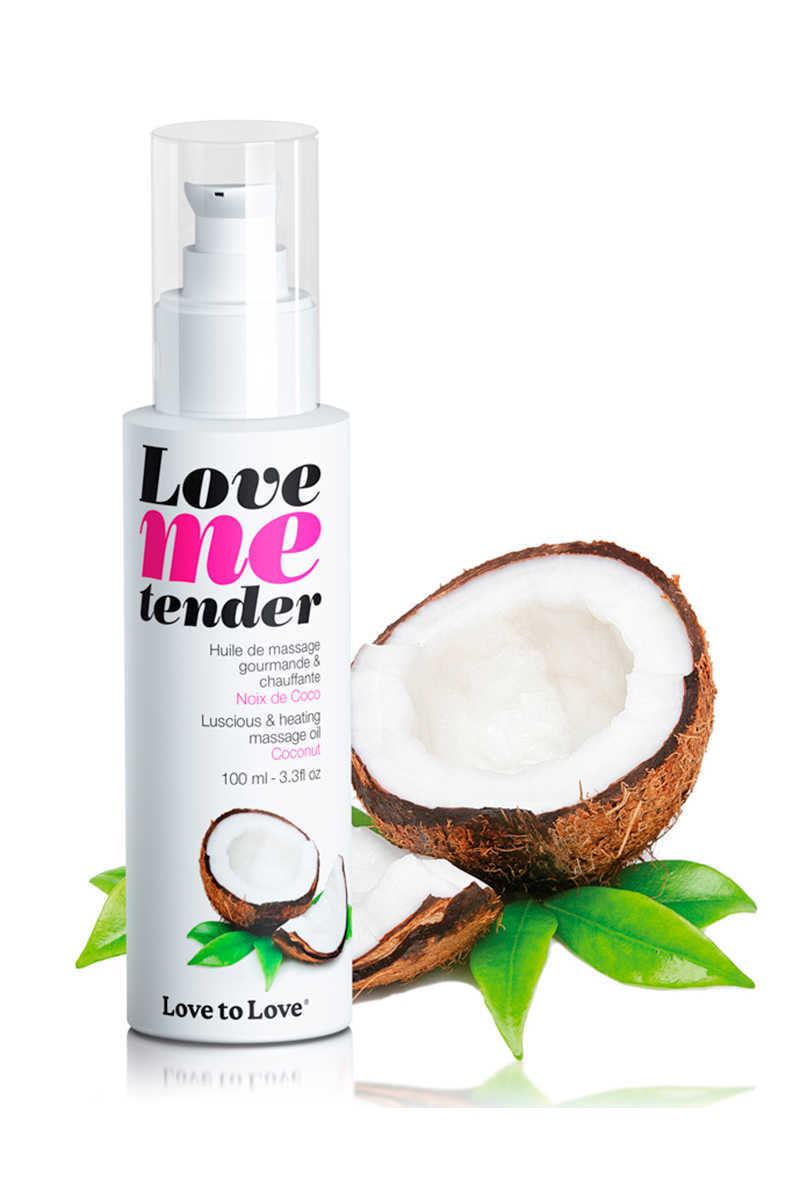 Love To Love Warming Massageolie Love me Tender Coconut - 100ml