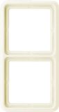 Jung CD500 Afdekraam Schakelmateriaal - CD582W - E2V2Z - Crème-wit