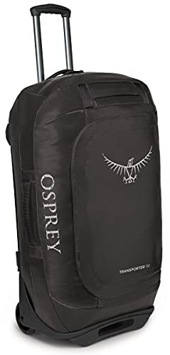 Osprey Unisex – Rolling Transporter 90 Duffel Bag voor volwassenen, zwart, O/S