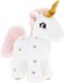 Keel Toys Pluche Eenhoorn Knuffel - Wit/Roze - 16 cm