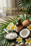 Coconut Oil Wellness & Beauty: Science-Backed Rituals, DIY Recipes & Sustainable Practices for Radiant Skin, Healthy Hair & Whole-Body Wellness