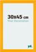 Your Decoration - Cadre photo 30x45 cm - MDF - Jaune