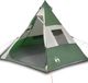 vidaXL Tipitent 7-persoons waterdicht groen