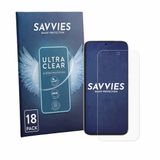 Savvies - Screenprotector voor Honor X80 Pro Max - Folie Beschermfolie transparant 18 Stuks