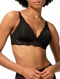 Triumph Amourette Charm P BH - Zonder Beugel - Voorgevormde kanten bh zonder beugel - 70B - Zwart