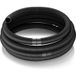 Wiltec Tuyau Piscine Noir – 21 m de long, Ø 38 mm – Tuyau solaire flottant à sections préformées – 190 g/m – Made in Europe – Boyau d’aspiration solaire