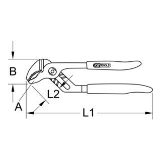 KS Tools TITANplus waterpomptang - 250mm