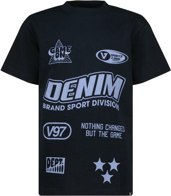 Vingino Hoval Jongens T-shirt - Maat 14 - Donkerblauw