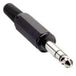 Lumberg KLS 3 connecteur de câble 6.35mm Noir, Argent