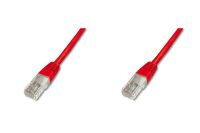 Digitus CAT 5e U-UTP 1.5m netwerkkabel Rood