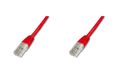 Digitus CAT 5e U-UTP 1.5m netwerkkabel Rood