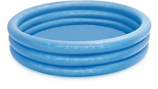Intex Crystal Blue Pool - Opblaaszwembad - Ø 147 x 33 cm - Blauw
