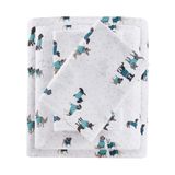Intelligent Design Teal Honden 3 Stuk Twin XL Lakenset