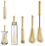 Set de 3 brosses de nettoyage pour bouteilles