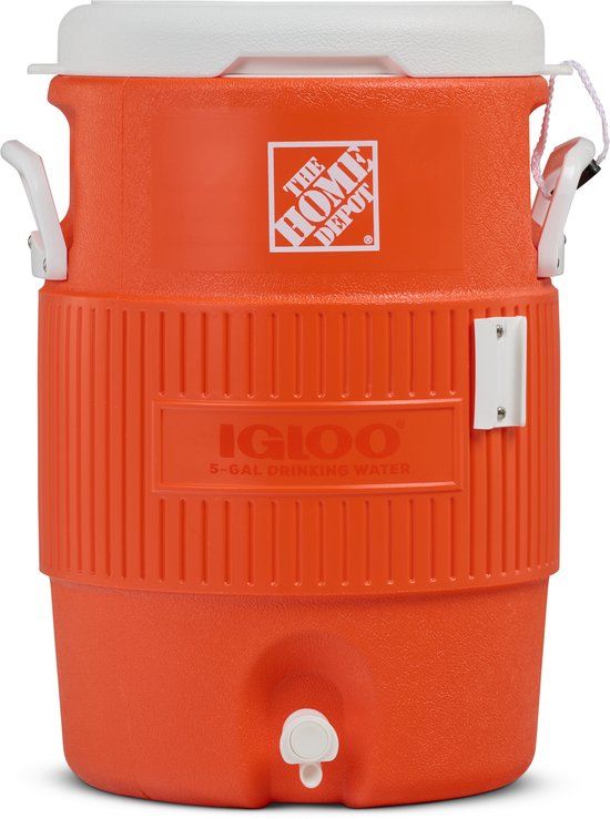 Igloo 5 Gallon Seat Top Drink Dispenser - 18 Liter - Orange