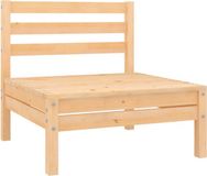 vidaXL - Banc de jardin central - massif - pin