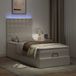 Maison Exclusive - Cadre de lit ottoman avec matelas blanc 100x200 cm similicuir