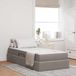Maison Exclusive - Lit de rangement avec matelas, couleur taupe, 90 x 200 cm, polyester