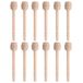 12 cuillères à miel avec design côtelé, fabriquées en matériau de qualité alimentaire, avec une bonne prise en main pour remuer. Inclut des bâtonnets mélangeurs en bois de 10 cm de long pour le miel. Convient pour la préparation de pâtisseries