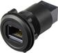 TRU COMPONENTS connecteur RJ45/CAT5, connecteur/connecteur, plastique, noir