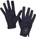 QHP Gants d'équitation Force Hiver Noir - L