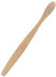 KELERINO. Bamboe Tandenborstel Zacht/medium - 4 stuks - Wit