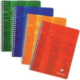 Clairefontaine 8723C Spiraalblok Blauw Gelinieerd A5 90 g/m